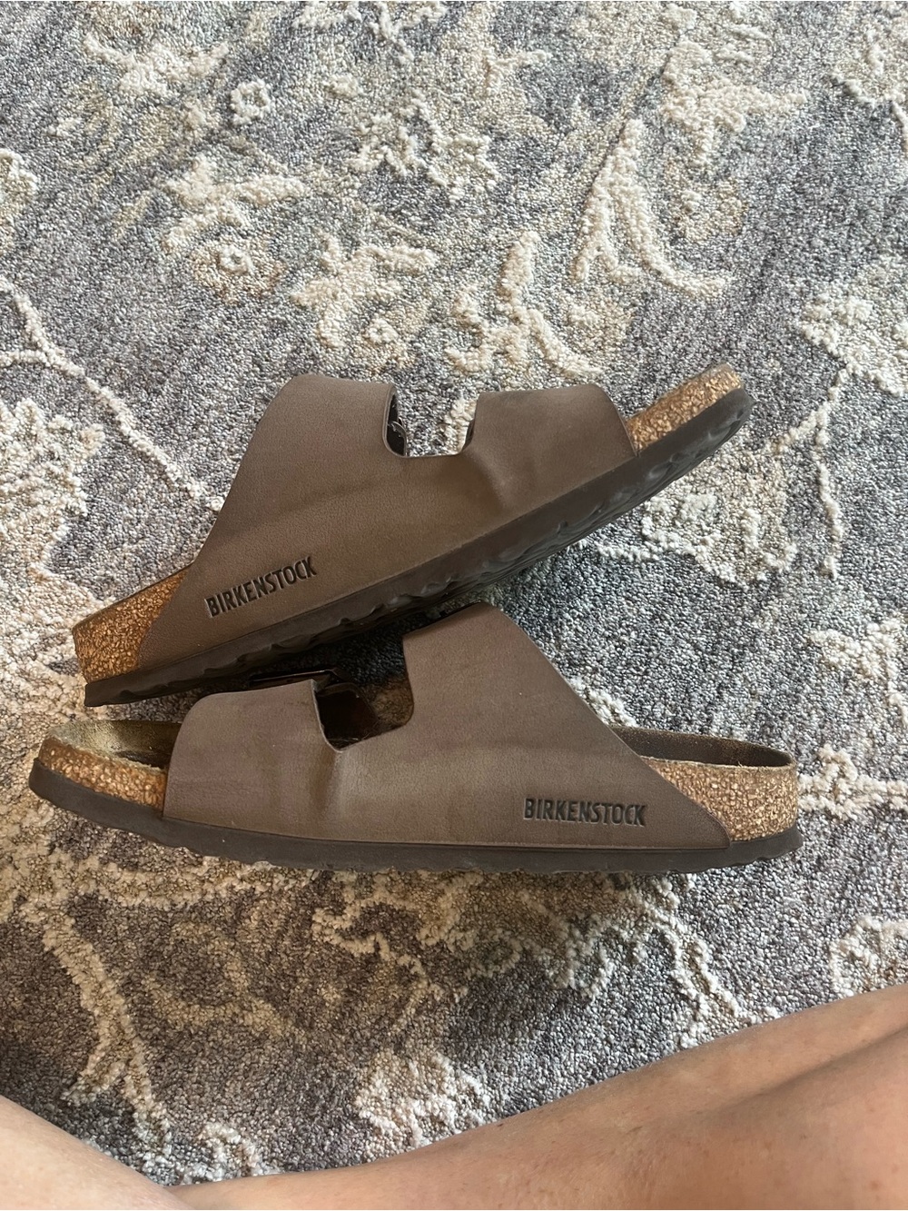 Birkenstock Women's Brown Double Strap Sandals with Copper Buckles 39 - Picture 7 of 8